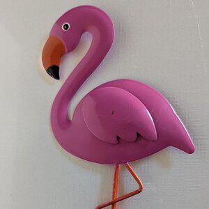 NWT Pink Flamingo Plant Pick Tropical Outdoor Home Decor Birds Michaels Ashland